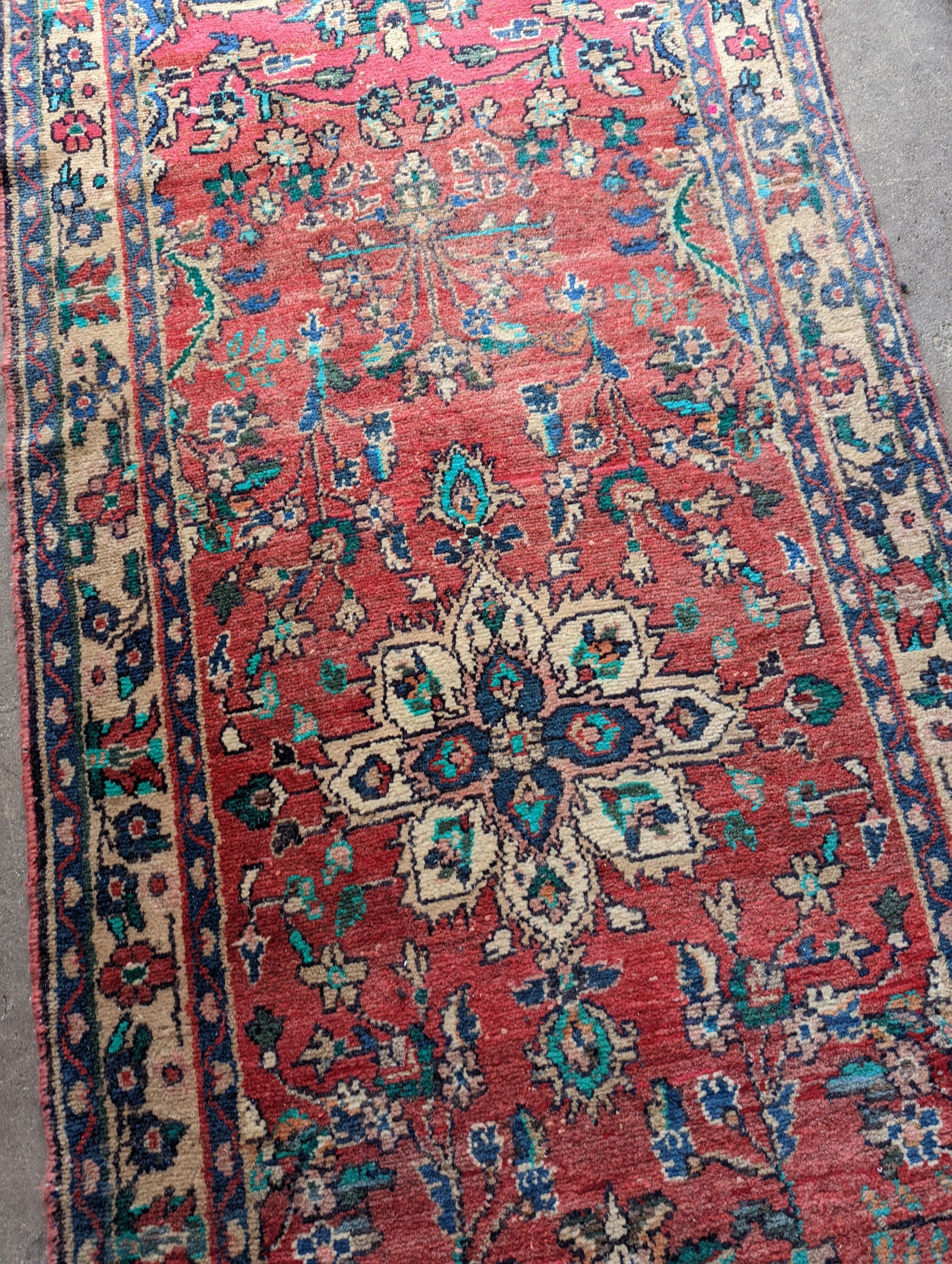 A North West Persian runner, 285 x 100cm